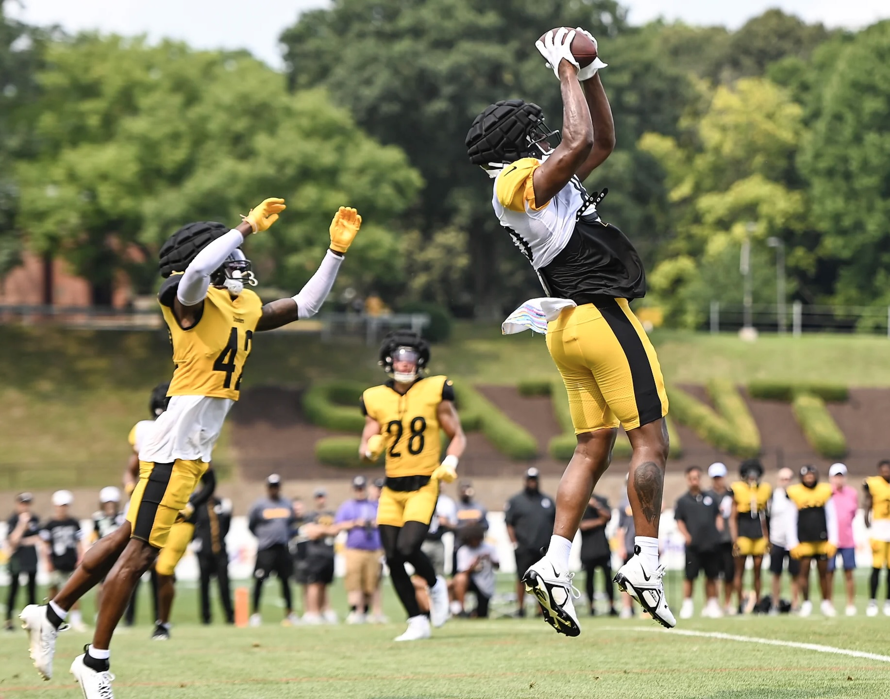 Steelers camp observations: Rookie TE Darnell Washington delivers