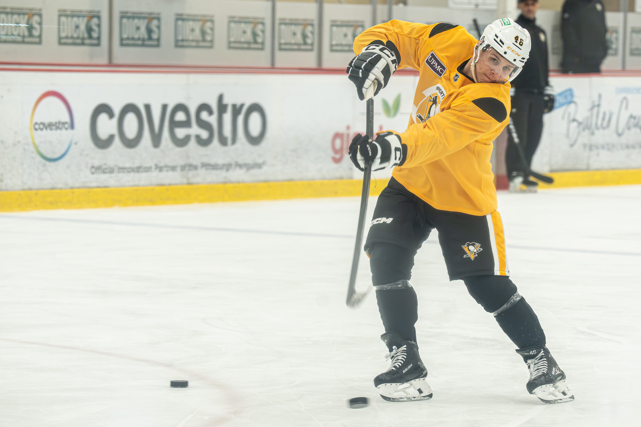 Blake Lizotte shoots.