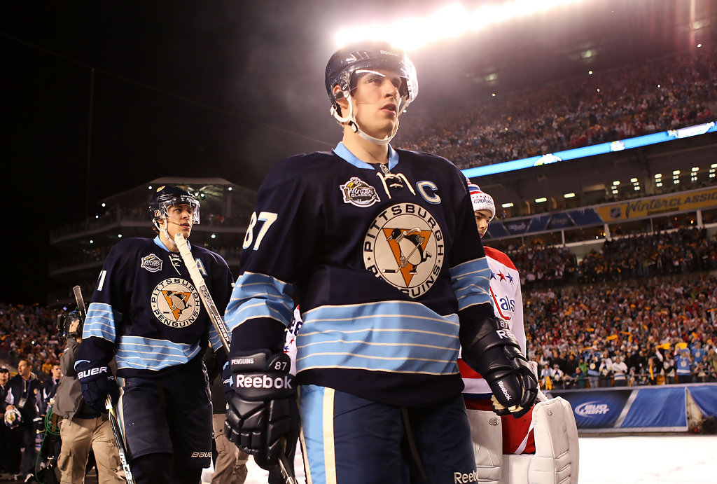 Evgeni Malkin Pittsburgh Penguins Reebok NHL Youth Stadium Series