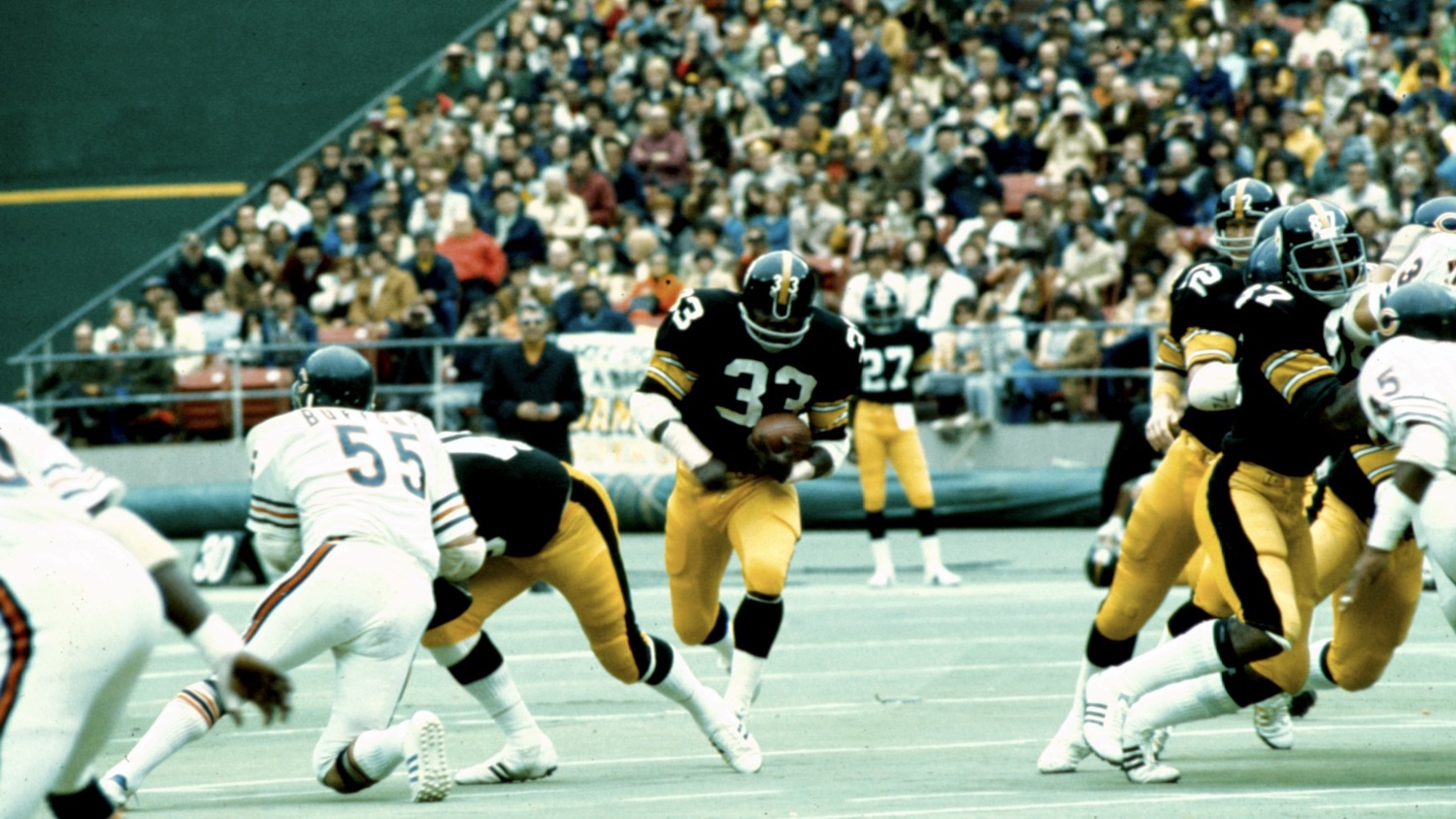 John Frenchy Fuqua New York Giants 1969 and Pittsburgh Steelers 1970-76.