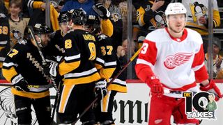 Kovacevic: Sullivan, team get behind Malkin, and maybe he's giving back taken at PPG Paints Arena (DK's 10 Takes). Photo by JOE SARGENT / GETTY