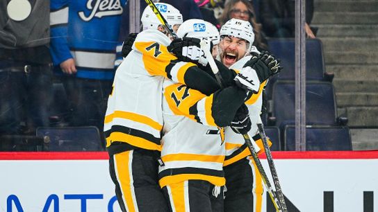 Freeze Frame: What would Jagr think of Zucker's wicked winner? taken in Winnipeg, Manitoba (Penguins)