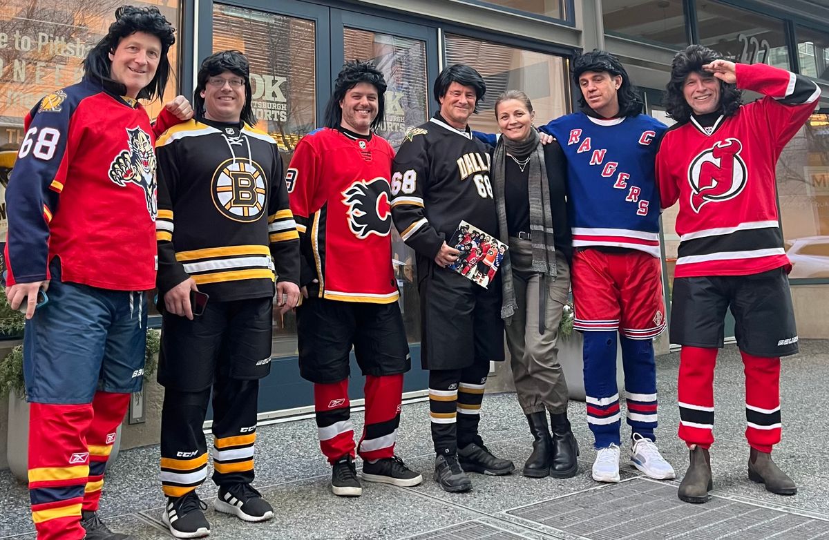 The Traveling Jagrs and the Boss, Downtown, Saturday afternoon.