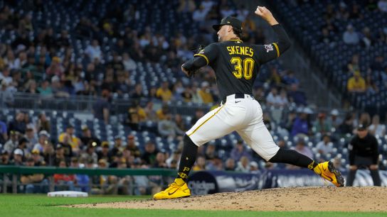 Skenes just ripping through the record books taken in Pittsburgh. Photo by JUSTIN K. ALLER / GETTY