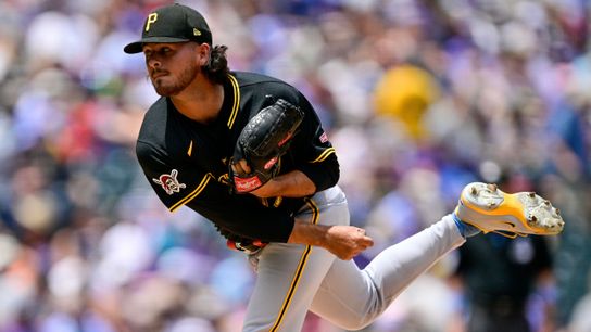 Liner to elbow knocks Jones out of start taken in Denver. Photo by GETTY