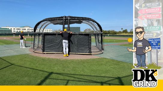 Grind: Who's got the guts to hold Griffin back? taken Bradenton, Fla.. Photo by DEJAN KOVACEVIC / DKPS
