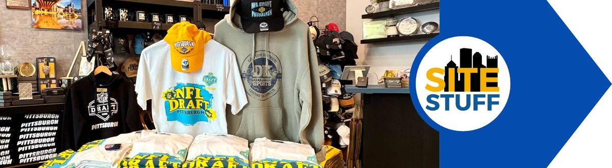 The NFL Draft stuff's here NOW! taken in Pittsburgh (DK's Grind)