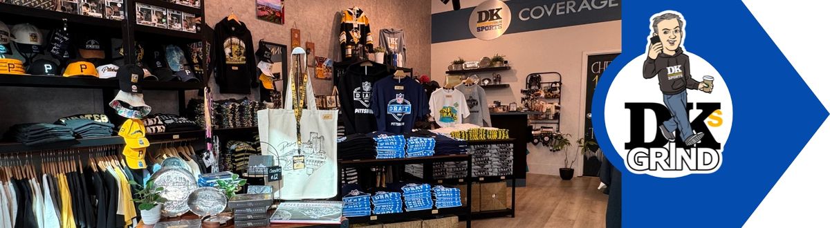 Don't wait on NFL Draft merch! taken in Pittsburgh (DK's Grind)