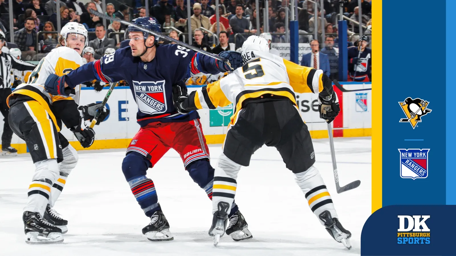 Final: Rangers 4, Penguins 2 taken in New York (Live coverage). Photo by GETTY