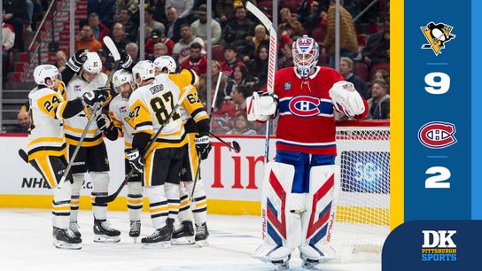 Rust's hat trick only a third of a historic torrent of offense taken Montréal. Photo by GETTY