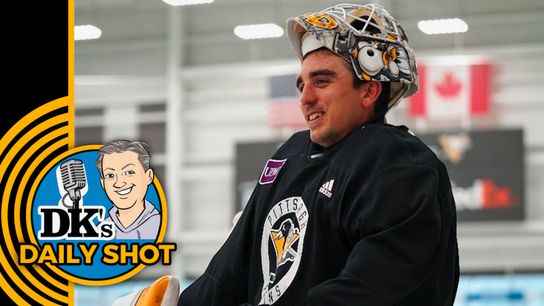 DK's Daily Shot of Penguins: Who's No. 1 in goal? taken in Downtown (Podcasts)