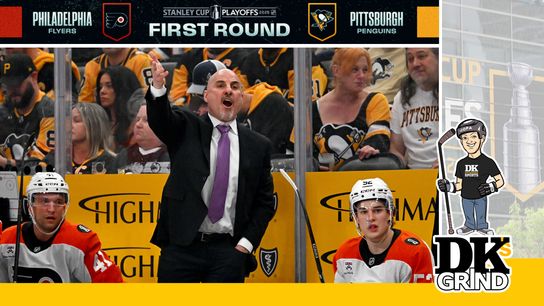 DK: Tocchet brought an actual playoff plan taken in Pittsburgh. Photo by PHOTO: JOE SARGENT / GETTY