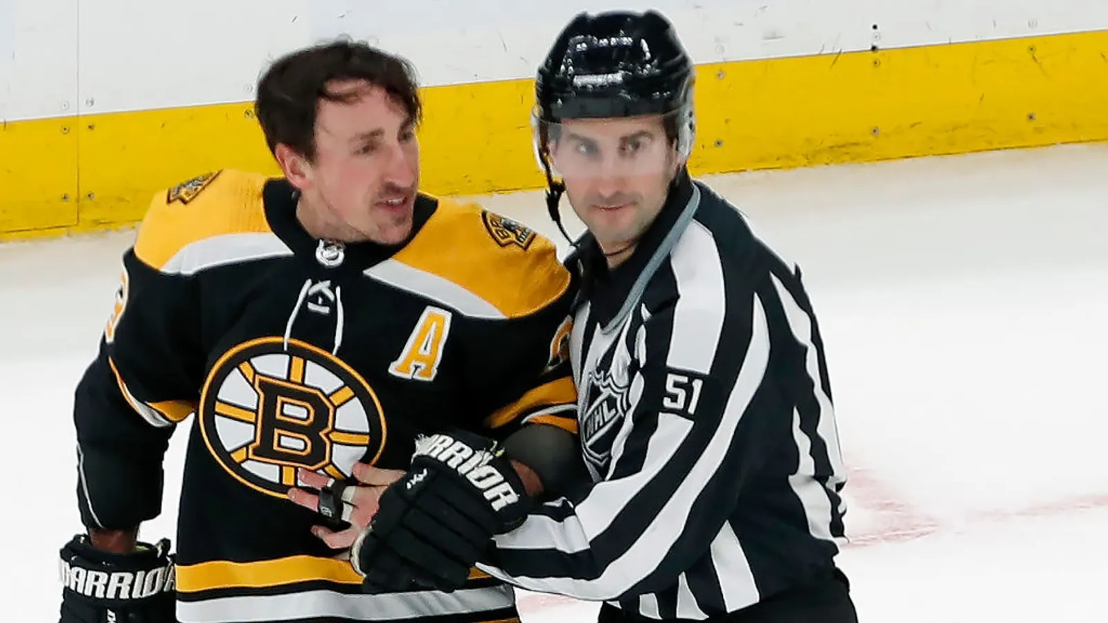 Brad Marchand gives hilarious review of new Bruins 'Pooh Bear