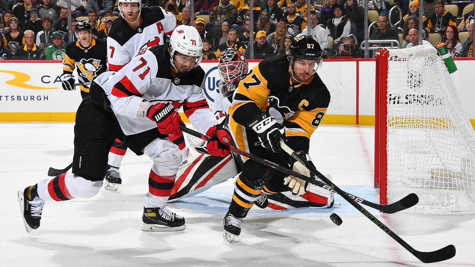 Penguins best Devils with goals from Rust, Guentzel, Aston-Reese
