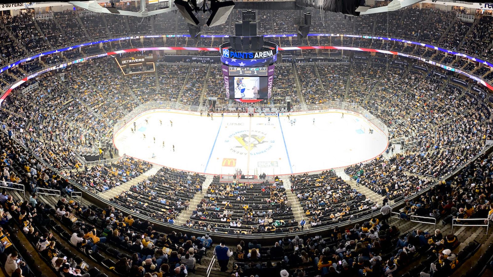 Pittsburgh Penguins SGA Black Hockey History Game Rally Towel Fr. 2/18/2023  Game