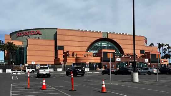 Penguins vs. Ducks, 10:08 p.m. Eastern taken in Anaheim, Calif.