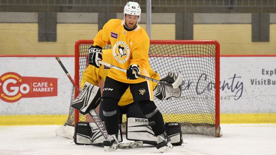 Chase Yoder at the Penguins' development camp last month in Cranberry, Pa.