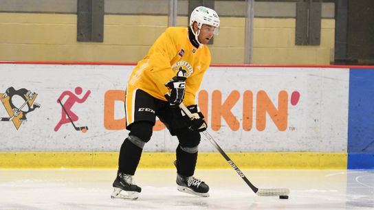 Chase Yoder at the Penguins' development camp last month in Cranberry, Pa.