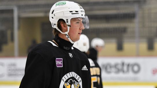 Daniel Laatsch in the Penguins' development camp last month in Cranberry, Pa.