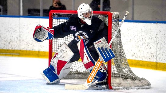 Sergei Murashov in Saturday's win over the Senators in the Prospects Challenge in Buffalo, N.Y.