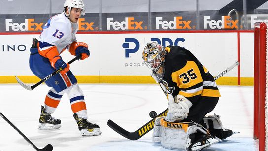 Jarry saves the day -- and a couple of points -- for Penguins taken at PPG Paints Arena (Penguins)