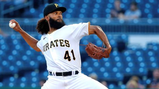 Andre Jackson pitches in the first inning Tuesday night at PNC Park. 