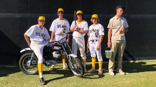 Paul Skenes, right, recreates the Bad News Bears with his El Toro teammates.