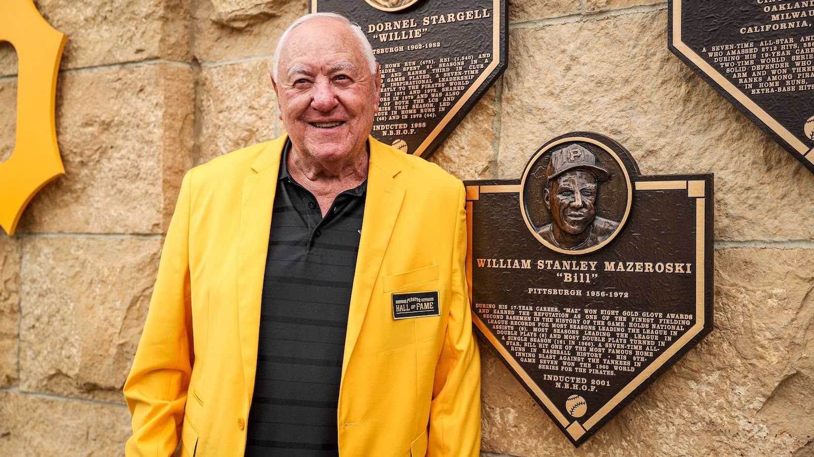 Bill Mazeroski joins Pirates Hall of Fame 