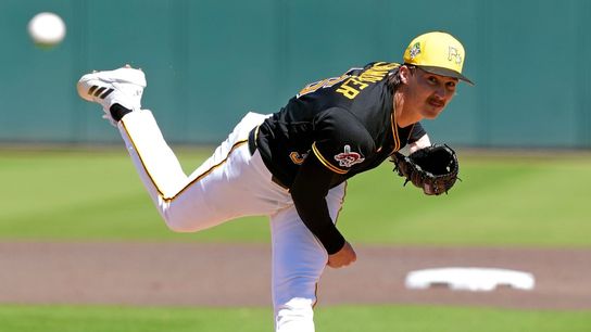 Chandler focuses on letting his stuff play taken in Bradenton, Fla.. Photo by GETTY