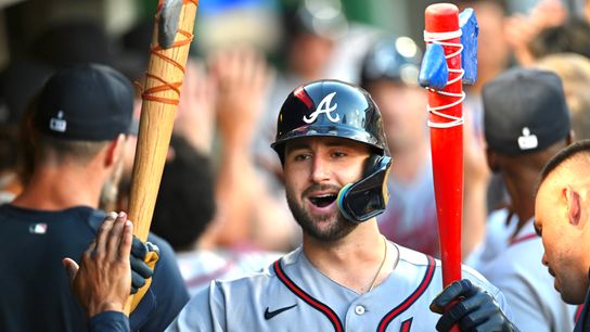 Bart's blast makes moot Jones' perfection taken in Pittsburgh (Top story). Photo by JOE SARGENT / GETTY