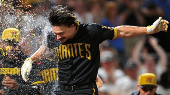A wallop so wonderful even Reynolds enjoyed it taken in Pittsburgh (Top story). Photo by JOE SARGENT / GETTY