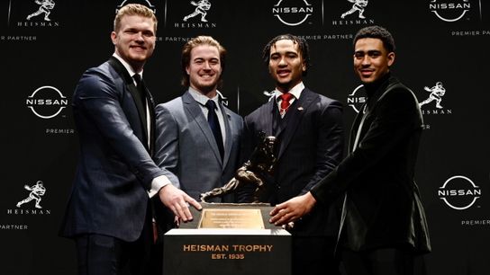 Alabama's Young wins Heisman, Pitt's Pickett finishes third taken in New York (Pitt)