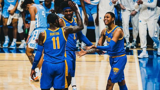 In case you wondered, Pitt players aware they were picked 14th in ACC taken at Petersen Events Center (Pitt)