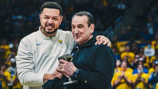 Pitt's blowout loss defines momentous night for Krzyzewski taken at Petersen Events Center (Pitt)