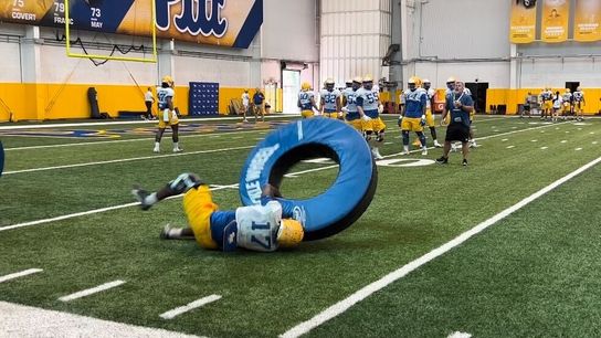 Pitt fully in 'camp mode' as first week of practice reaches conclusion taken on the South Side (Pitt)