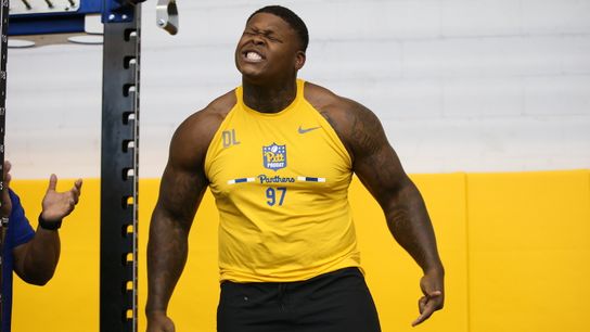 Twyman flexes strength, Weaver, Pinnock shine in Pitt pro day taken on the South Side (Pitt)