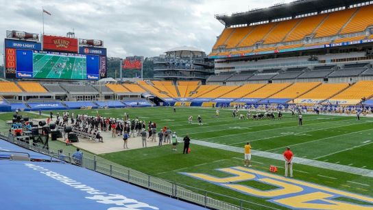 Pitt Blue and Gold Game to allow 5,000 fans at Heinz Field taken on the South Side (Pitt)