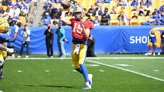 Blue-Gold game: Offense still a work in progress at spring's conclusion taken at Acrisure Stadium (Pitt)