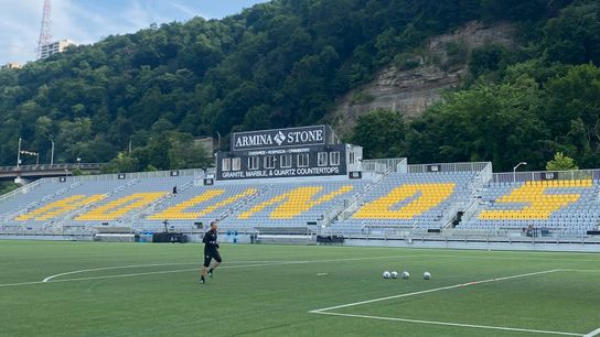 Garner: Summer Of Soccer 'here to stay' as team returns home for July taken at Highmark Stadium (Riverhounds)