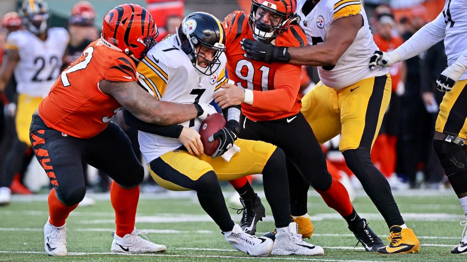 Bengals crushes the Steelers with a poor Roethlisberger