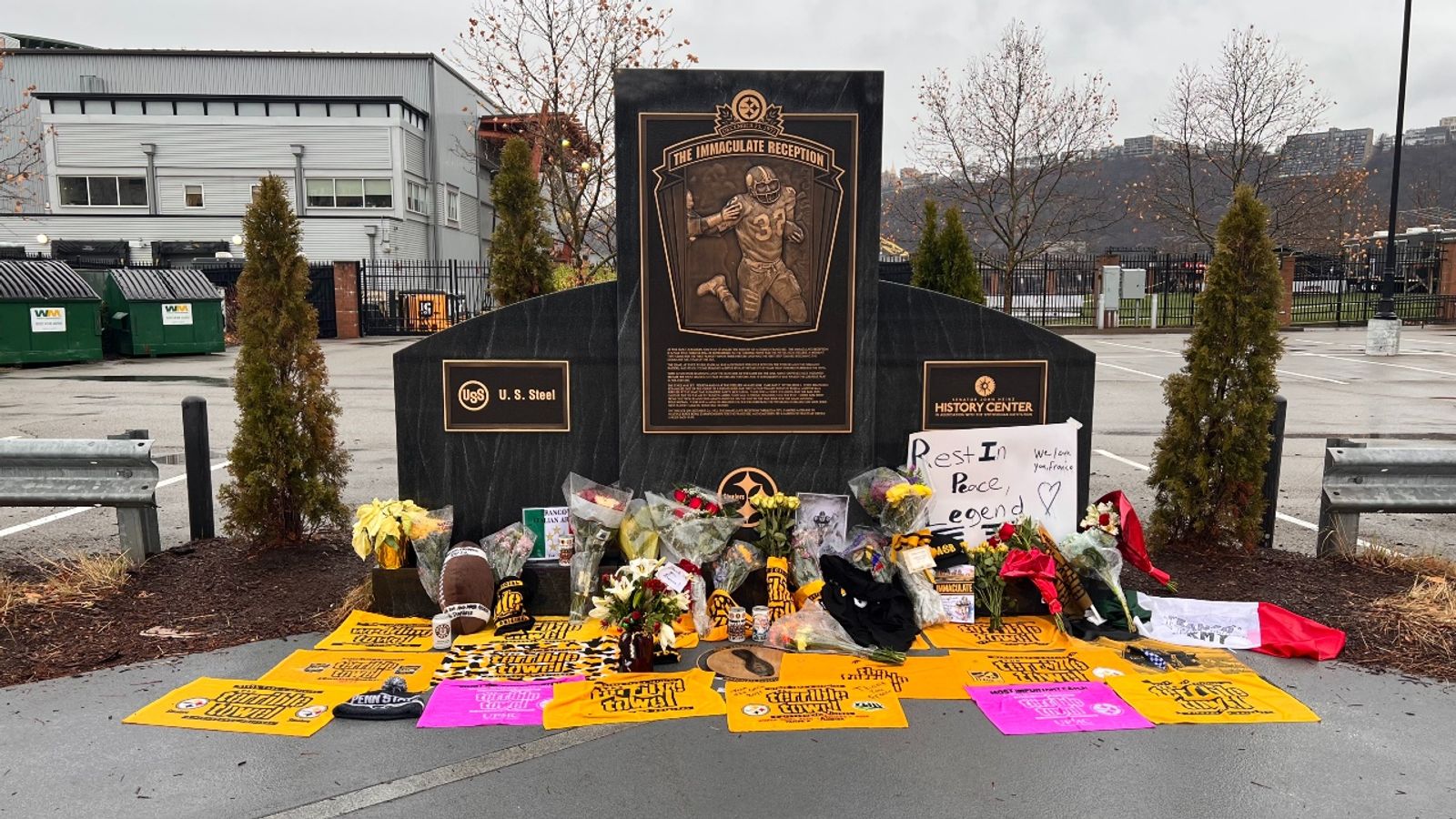 The Immaculate Reception Monument – Pittsburgh, Pennsylvania