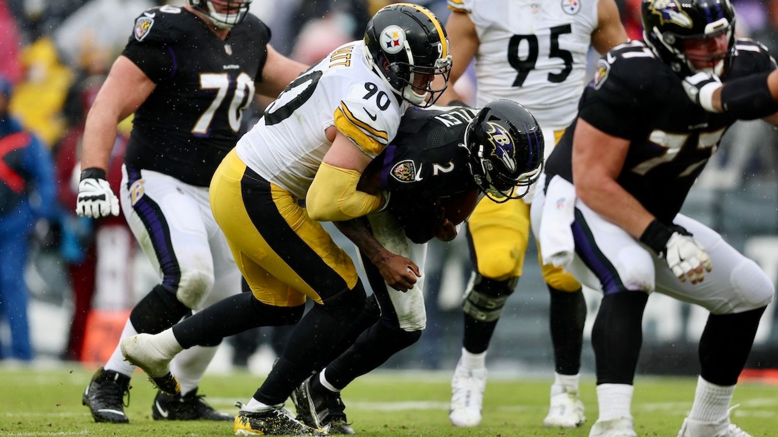 T.J. Watt denied record-breaking sack in Baltimore