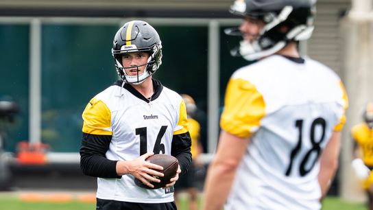 Allar making most of reps as OTAs wind down taken Pittsburgh. Photo by GREG MACAFEE / DKPS