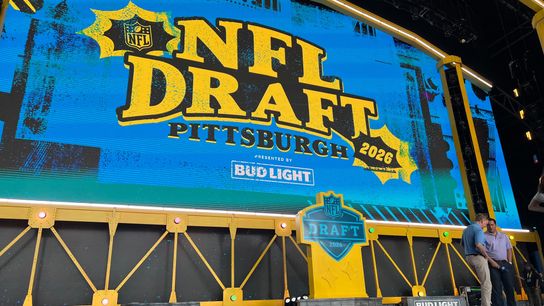 NFL Draft, Round 1, 8 p.m. taken Pittsburgh. Photo by CHRIS HALICKE / DKPS