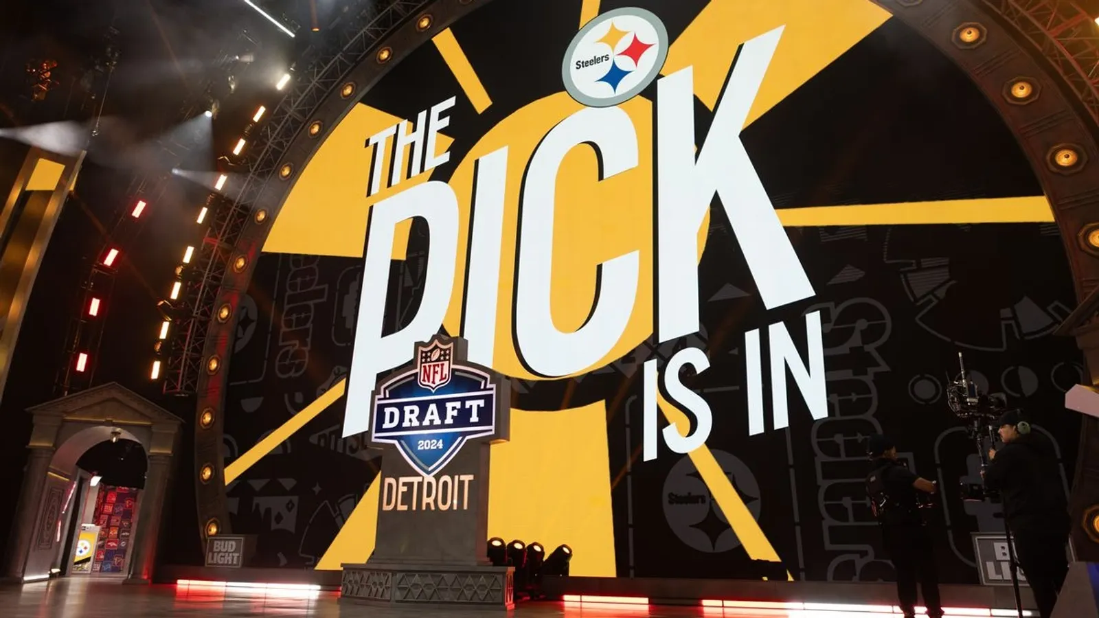 Steelers should get answer next week on NFL Draft bid taken in Forney, Texas. Photo by GETTY