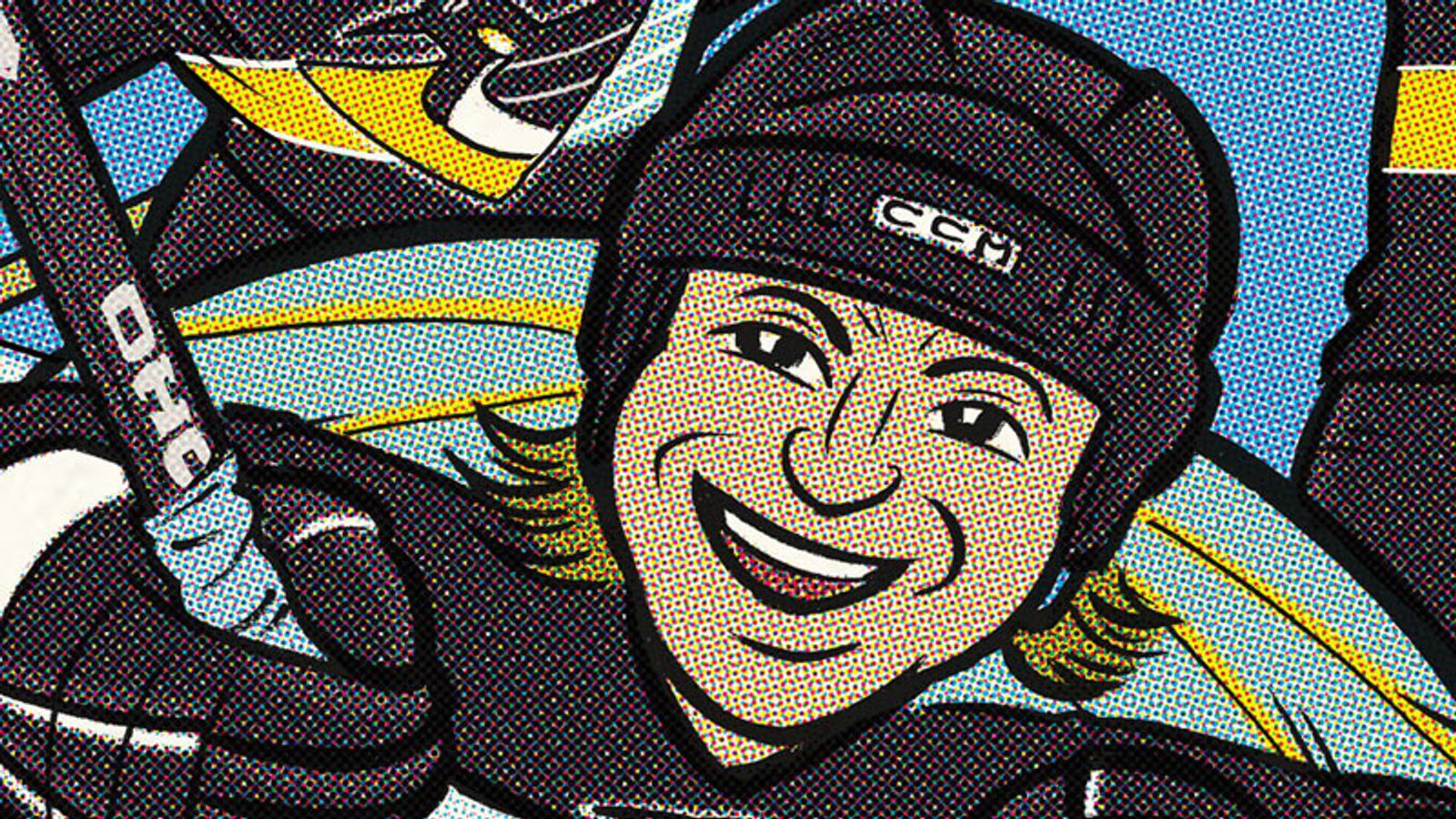 Kaspar's ecstatic slide! taken in Richmond, Va. (Cartoon Canon). Photo by ROB ULLMAN / DKPS