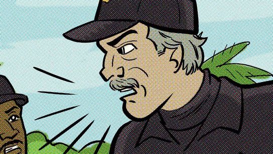 Leyland's broadside on Bonds! taken in Richmond, Va.. Photo by ROB ULLMAN / DKPS