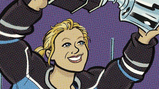 Brianne backstops a beaut! taken in Richmond, Va.. Photo by ROB ULLMAN / DKPS