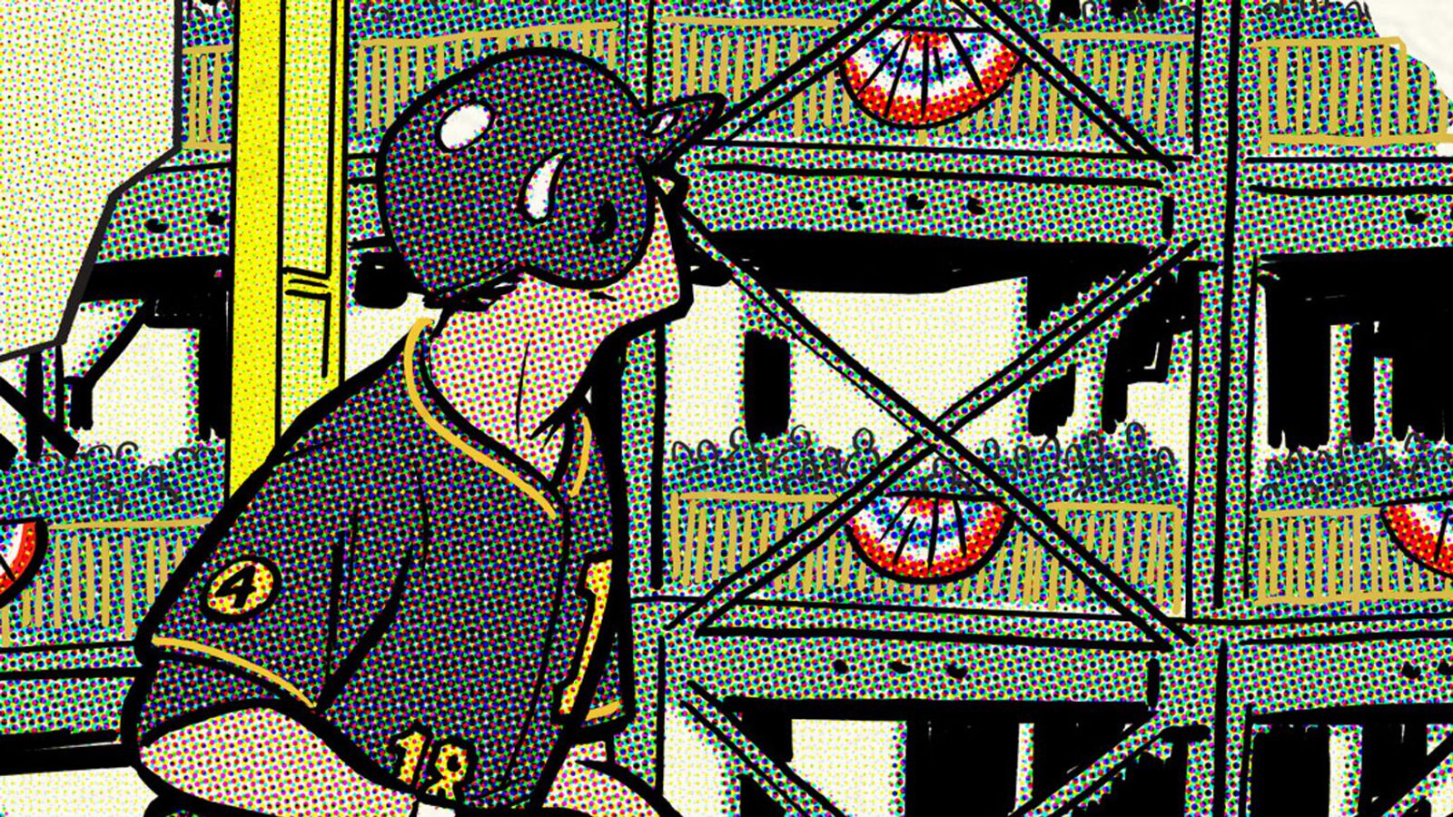 Cartoon Canon: Opening Walk(er)-off! taken in Richmond, Va. (Cartoon Canon). Photo by ROB ULLMAN / DKPS