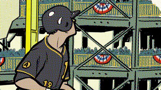 Cartoon Canon: Opening Walk(er)-off! taken in Richmond, Va.. Photo by ROB ULLMAN / DKPS